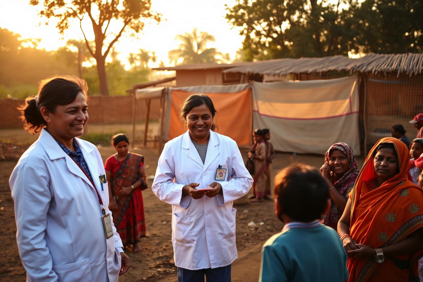 Astrotel Group community health camp in Kanpur